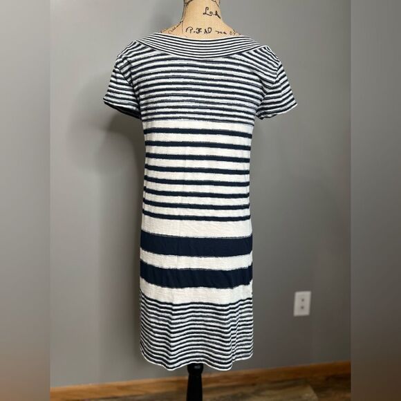 Anthropologie Maeve Haven  cream white stripes size small beach travel vaca - Picture 2 of 9